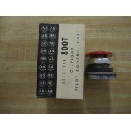 Allen Bradley 800T-D6 Push Button 800TD6 Series N Red