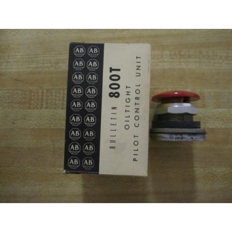 Allen Bradley 800T-D6 Push Button 800TD6 Series N Red