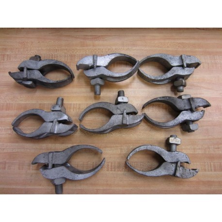 Steel City PC-3 PC3 Pack Of 8 Parallel Beam Clamps - Size 3" - New No Box