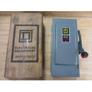 Square D H361 30 Amp Fusible Safety Switch 3P, 30A, 600V