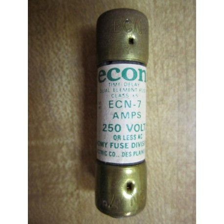 Econ ECN-7 7 Amp Fuse - New No Box