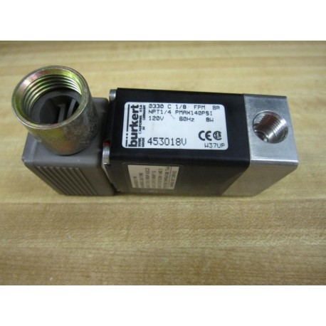 Burkert 453018V Solenoid Valve 49Z8 - New No Box