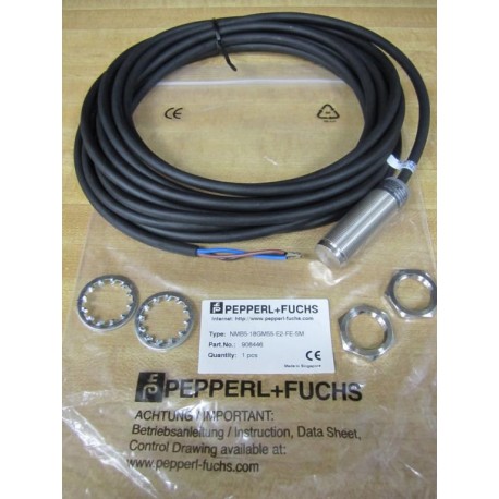 Pepperl + Fuchs 908446 Sensor NMB5-18GM55-E2-FE-5M