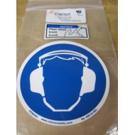 Clarion 6041A-ISO Circular Safety Label (Pack of 4)