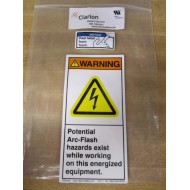 Clarion H6010-9V WVPJ Safety Label H6010-9VWHPJ (Pack of 4)