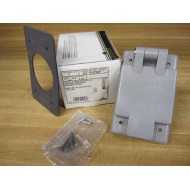 Leviton 5279-CWP Weather-Resistant Flanged Outlet 15A 125V