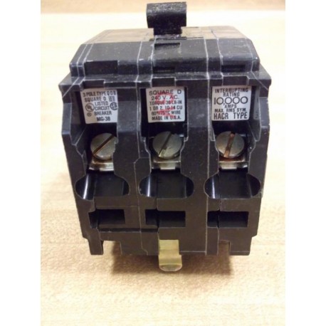 Square D QOB320 Circuit Breaker 3P 20A - New No Box