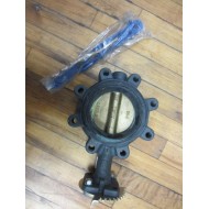 Nibco LD-2000-3 Butterfly Valve LD 2000 Size: 4