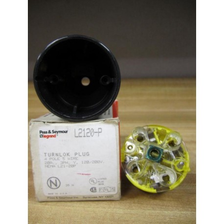 Pass & Seymour L2120-P Turnlock Plug L2120P