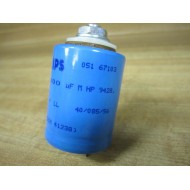 Philips 051-67103 Capacitor 10000 uF M HP 9428 UR40 - Used