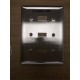 Hubbell S3 Wall Plate Stainless Steel (Pack of 8)