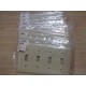 Hubbell P4 Wall Plate Ivory 4 Gang Cover (Pack of 10)