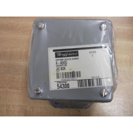 Hoffman A-404SC JIC Box 54300