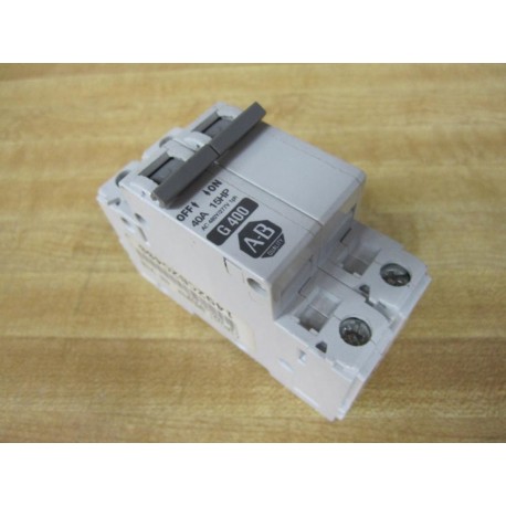 Allen Bradley 1492-CB2-G400 40A Circuit Breaker 1492CB2G400 - Used