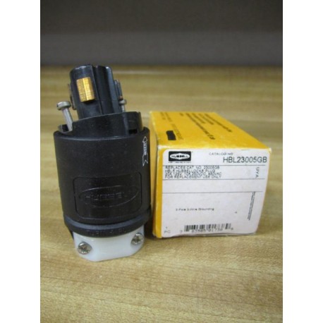 Hubbell HBL-23005GB Lock Plug 20A125V 10A250V