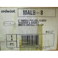 Red Dot MALB-8 Mogul Pulling Elbow 3" With Cover And Gasket