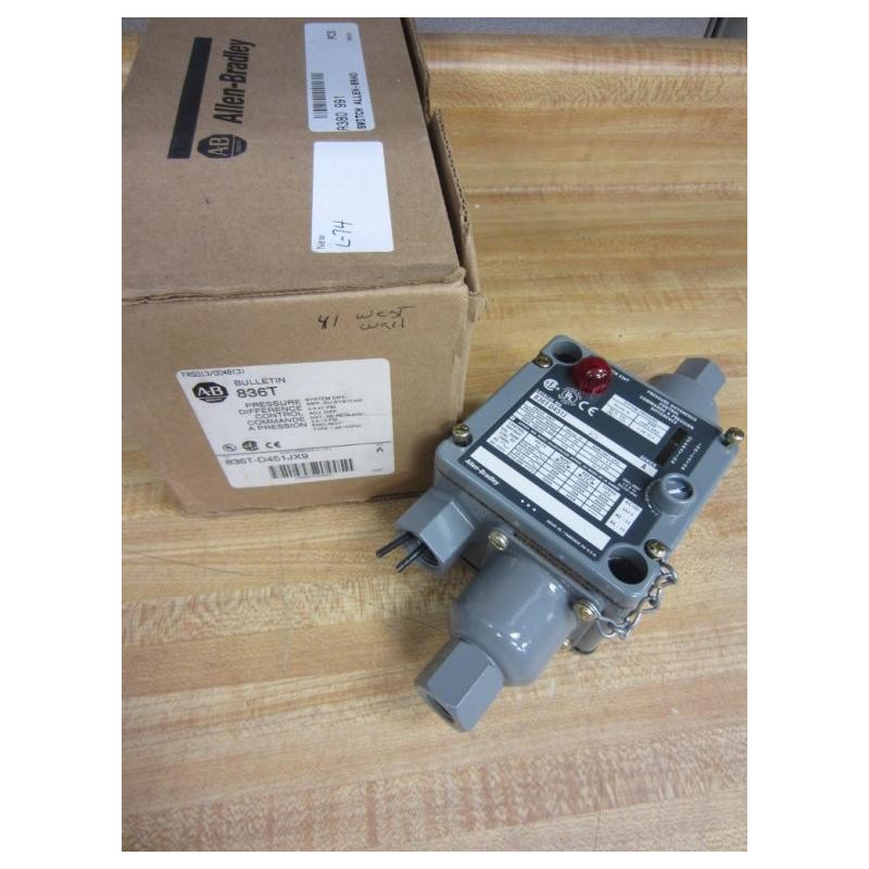 Allen Bradley 836t D451jx9 Pressure Difference Control Mara Industrial 1511