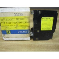 Square D Q0280 Circuit Breaker With Visi-Trip 80A 120-240V 2P