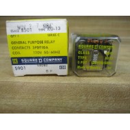 Square D 8501-KU13 Relay 8501KU13V20 120V