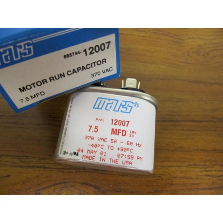 Mars 12007 Motor Run Capacitor