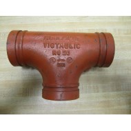 Victaulic 2-12" 73mm style 20 2-12" 73MM Style 20 Pipe Tee - New No Box
