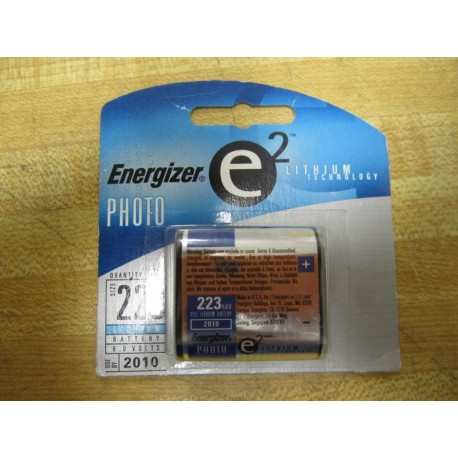 Energizer 223 Lithium Battery 6.0 Volts