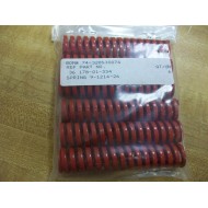 9-1214-26 34 X 3-12 Red Die Spring Bag Of 6 - New No Box