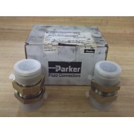 Parker 24 WTX-WLN -S Bulkhead Unions (Pack of 2)