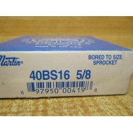 Martin 40BS16  58 Roller Chain Sprocket