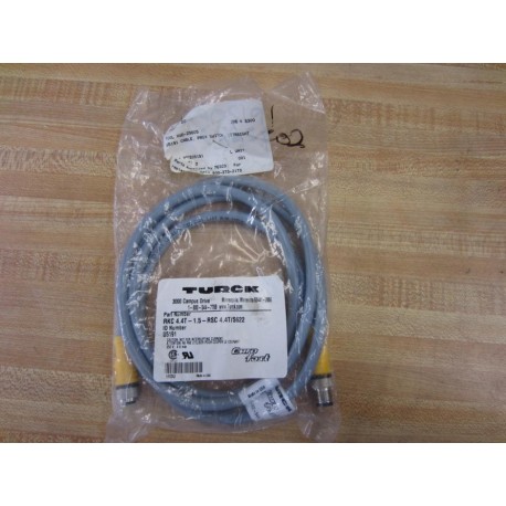 Turck RKC 4.4T-1.5-RSC 4.4TS622 Cable RKC44T15RSC44TS622