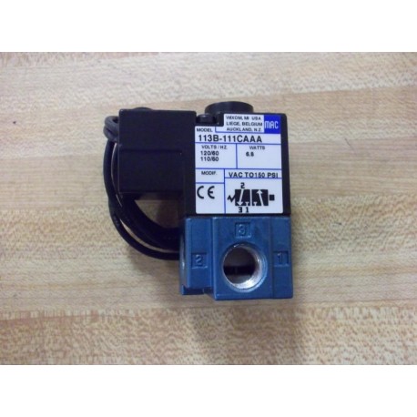 Mac Valves 113B-111CAAA Solenoid Valve - New No Box