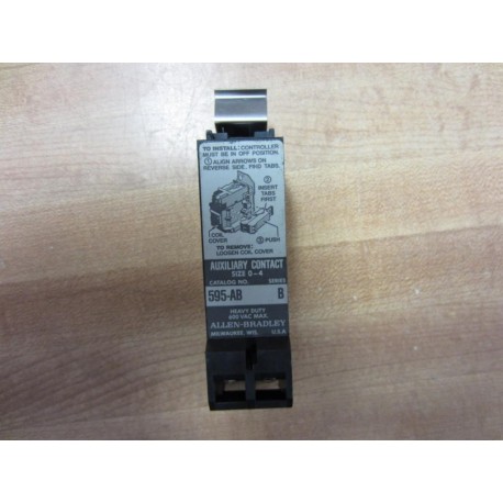 Allen Bradley 595-AB Contact 595AB Size 0-4 - New No Box