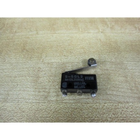Omron S-5GL2 Limit Switch S5GL2 250VAC - Used