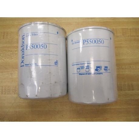 Donaldson P550050 Lube Filter Pack Of 2