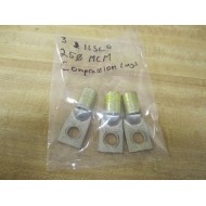 Ilsco 250 MCM Bag Of 3 Compression Lugs - New No Box