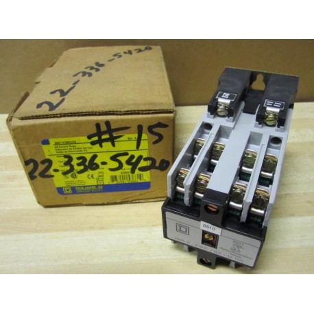 Square D 8501-X0-80 Relay 8501-XO-80 8NCNF-12 TOT