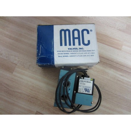 Mac Valves 912B-PM-551BA Valve 912BPM551BA