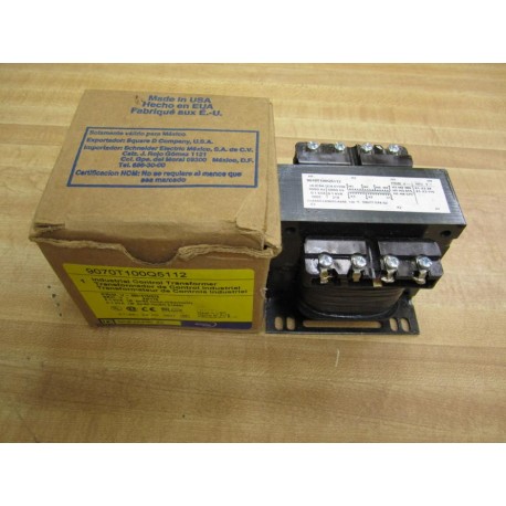 Square D 9070T100Q5112 Transformer