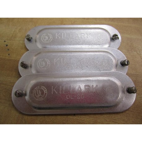 Killark 0L-20 Conduit Body Cover Bag Of 3 - New No Box