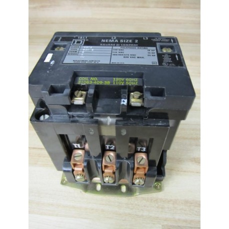 Square D 8502 SD0-2 Contactor 8502-SDO-2 - New No Box