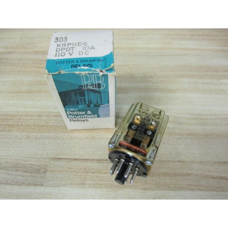 Potter & Brumfield KRP11DG-110V DC Relay KRP11DG110VDC