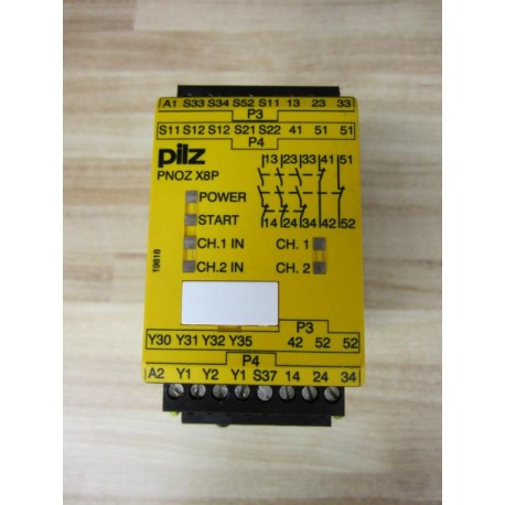 Pilz PNOZ X8P  3S2O Safety Relay 777760 - Used