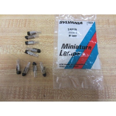 Sylvania 24PSB Miniature Lamp Light Bulbs 33229 (Pack of 9)