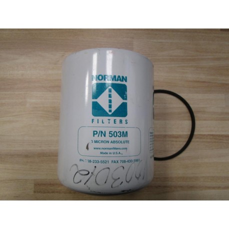 Norman Filter Company 503M Filter - New No Box