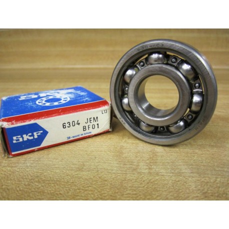 SKF 6304 JEM BF01 Radial Ball Bearing 6304C3