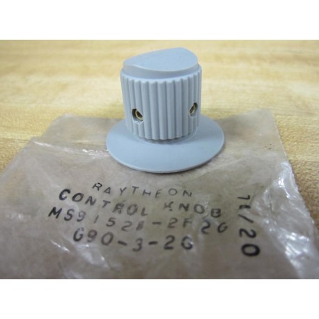 Raytheon MS91528-2F2G Plastic Control Knob MS915282F2G