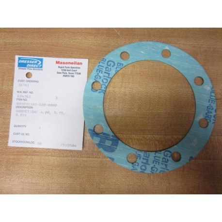 Masoneilan Dresser 009291103-820-0000 Gasket