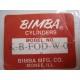 Bimba K-B-FOD-W-09 Repair Kit KBFODW09