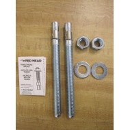 ITW RamsetRed Head GWS-5870 Wedge Anchor Bag Of 2 - New No Box