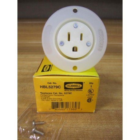 Hubbell HBL5279C Receptacle  5279C